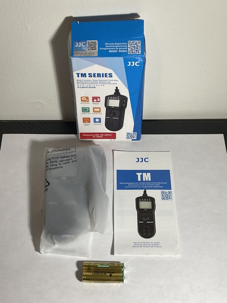 JJC TM SERIES Multi-Function Remote Controller Replaces SON. New~Open Box