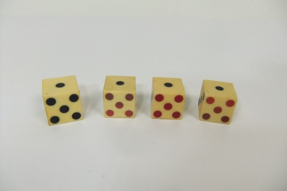 Grained Celluloid Cheaters Illegal Casino Dice