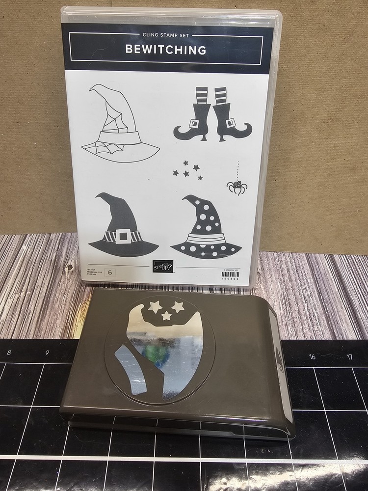 Stampin’ Up! BEWITCHING Stamp Set & WITCH HAT Punch Bundle HALLOWEEN