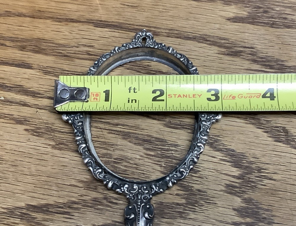 Sterling Silver Handheld Mirror (missing Mirror)