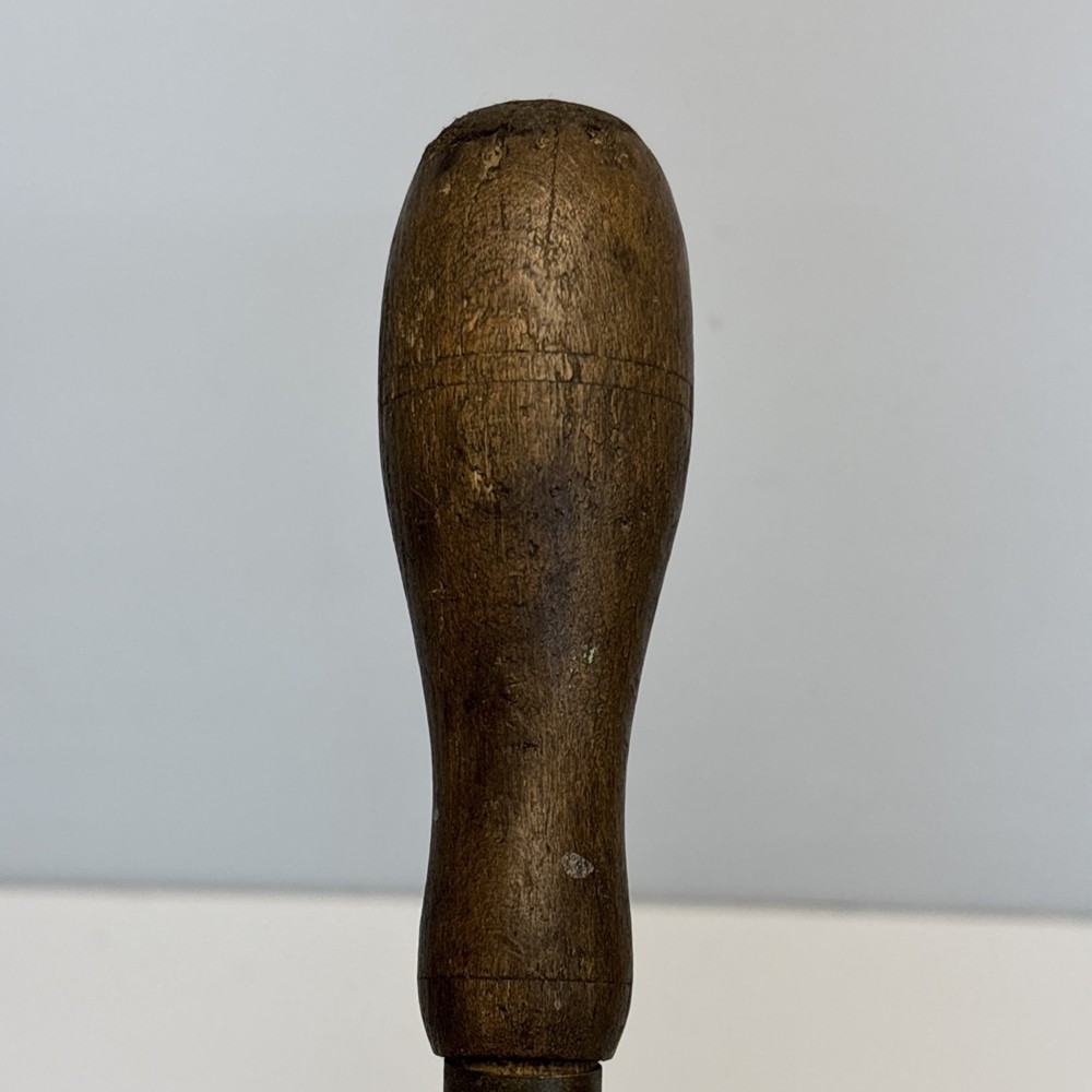 Antique Small Pry Bar Wood Handle 6” Nail Puller Tool
