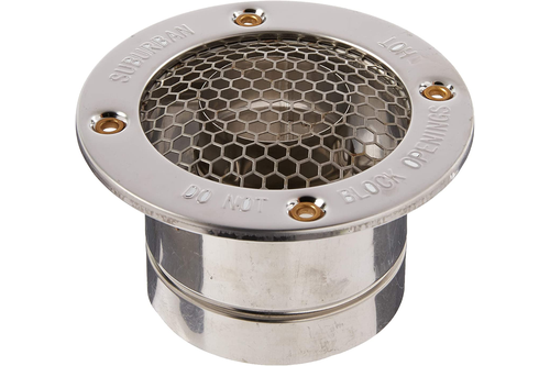 Suburban Replacement RV Boat Trailer Water Heater Vent Cap - 1"-2"