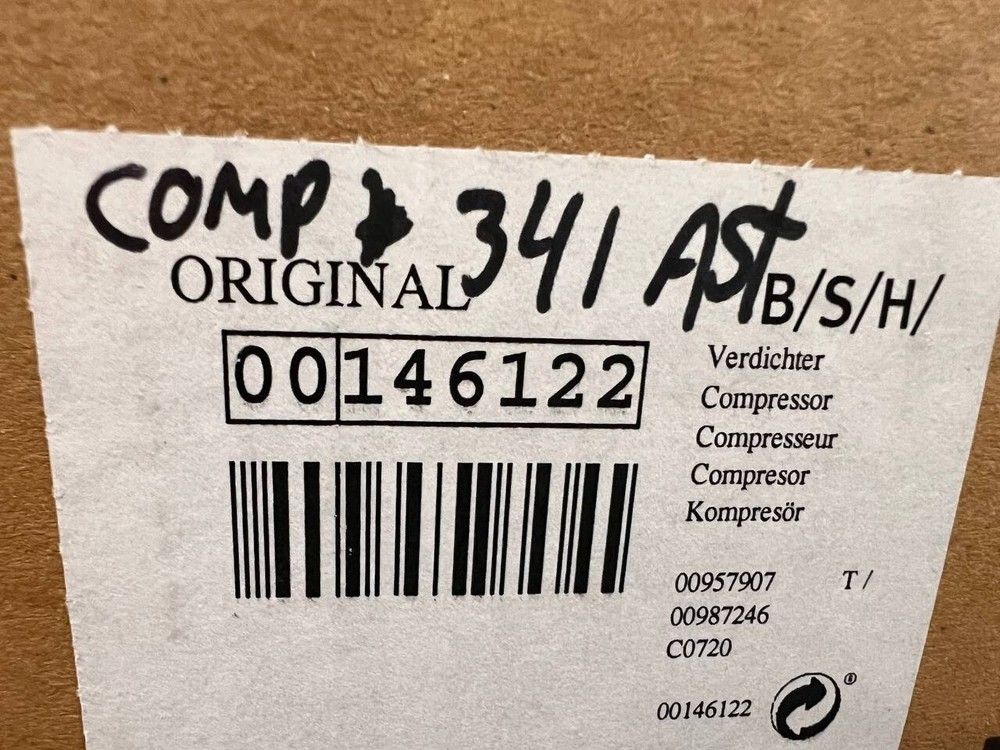 Genuine OEM BOSCH COMPRESSOR 00146122