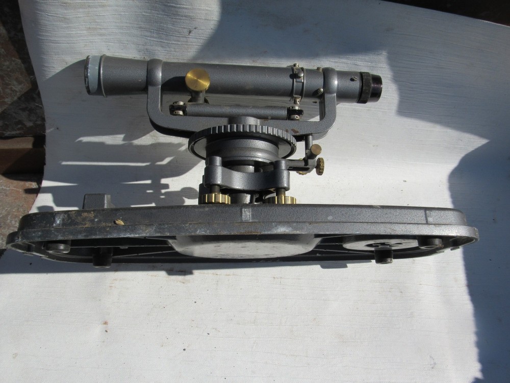 David White Survey Sight ENGINEER LEVEL Level K&E w/ Case Vtg Build