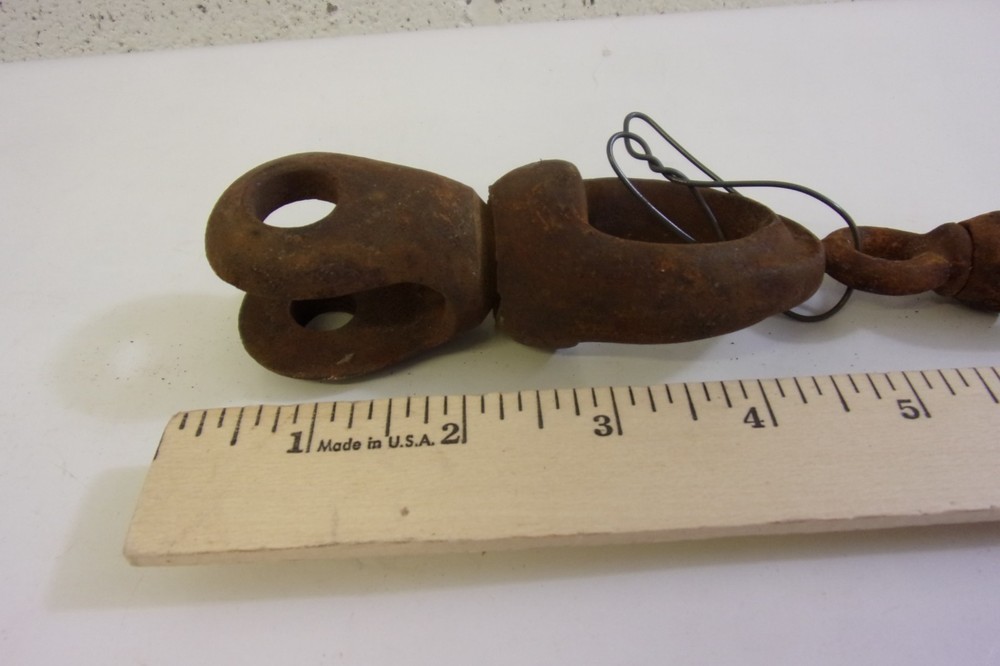 2 Antique Rope Swivels