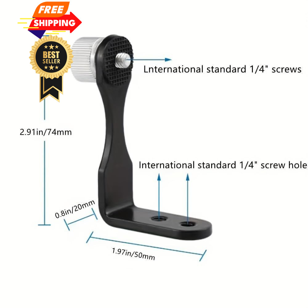 Universal Binocular Adapter, Metal Tripod Adapter Adaptor Black,