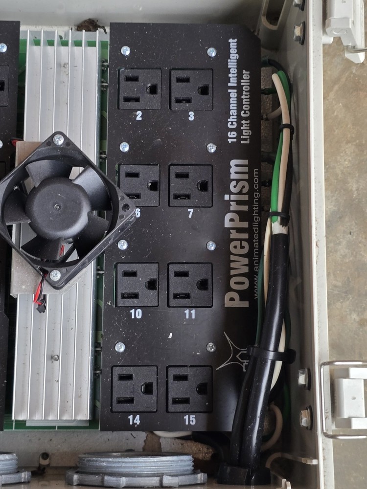 Animated Lighting Halloween Control Panel Electric Halloween Untested Parts