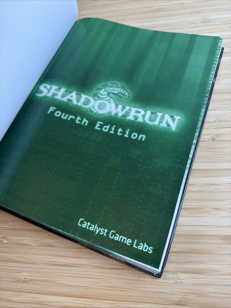 Shadowrun 4th edition Core Rulebook, Catalyst, VGC