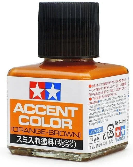 Tamiya 87209 Panel Line Accent Color Orange Brown