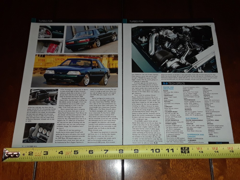 1991 MUSTANG LX 5.0 ORIGINAL 2012 ARTICLE
