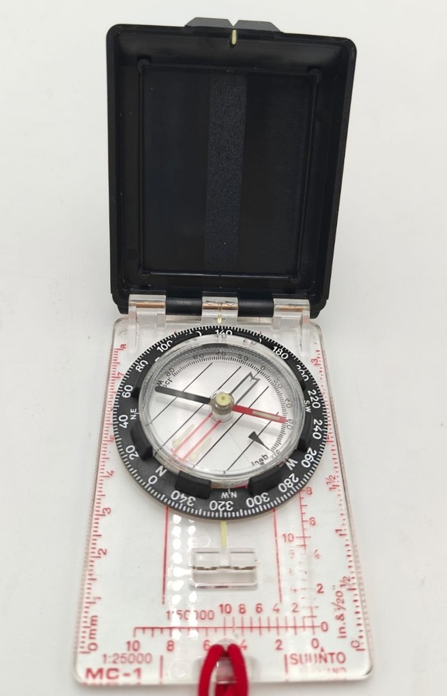 Original Suunto MC-1 Compass Finland - Fully Functional - Missing Mirror