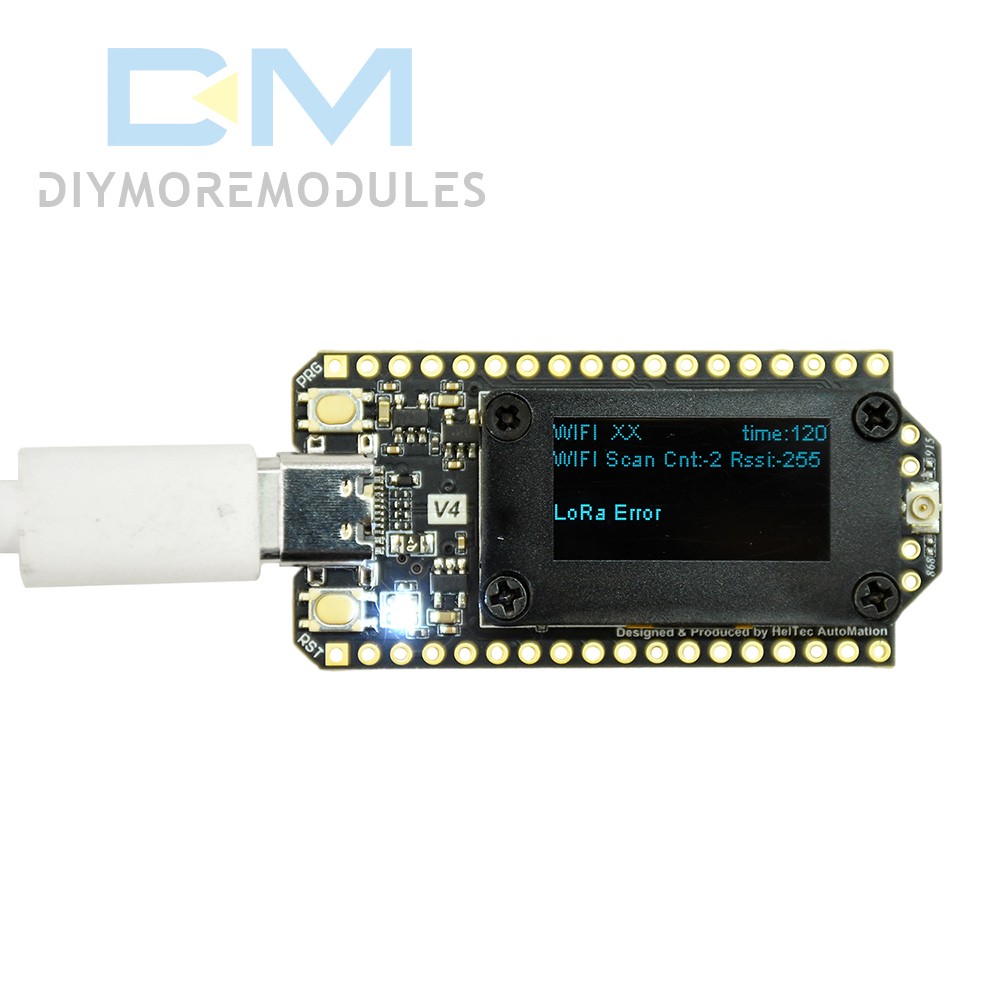 Heltec V4 ESP32 LoRa 32 WiFi 28dBm Dev Board Solar/GNSS Antenna GPS Module