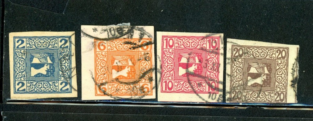 Austria Scott # P15 - P18 - Used - CV=$18.00