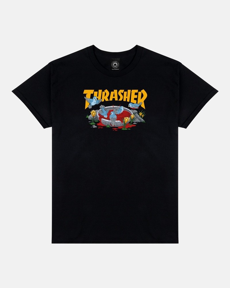 Thrasher Blood Bath Black T-Shirt