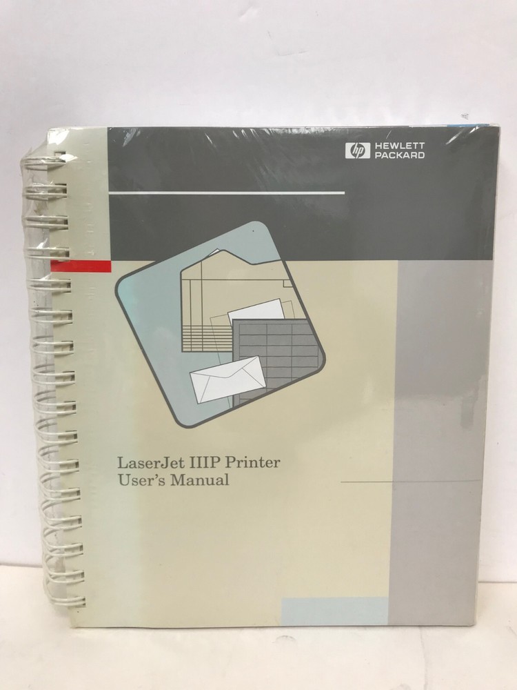 HP LASERJET IIIP PRINTER USER'S MANUAL W/ GETTING STARTED GUIDE & SOFTWARE NOTES