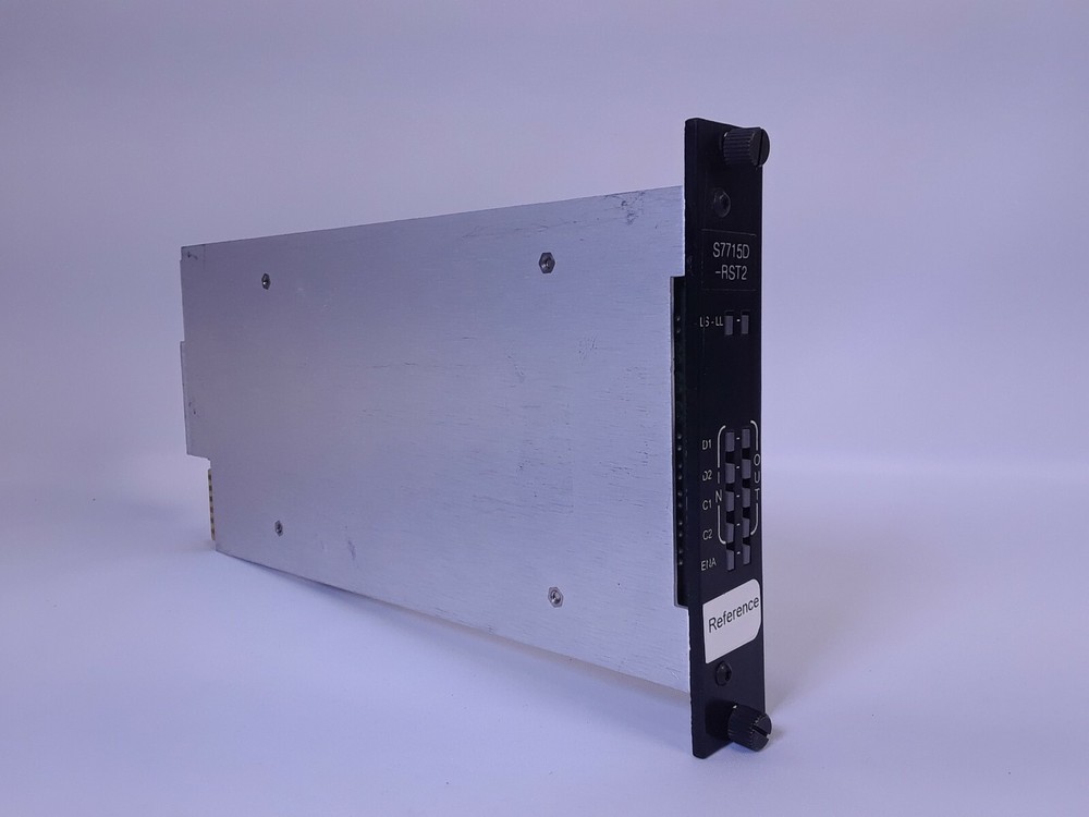 GE Security S7715D-RST2 SM 2-Way 2 Channel MPD Data, Tcvr, Rack #5529