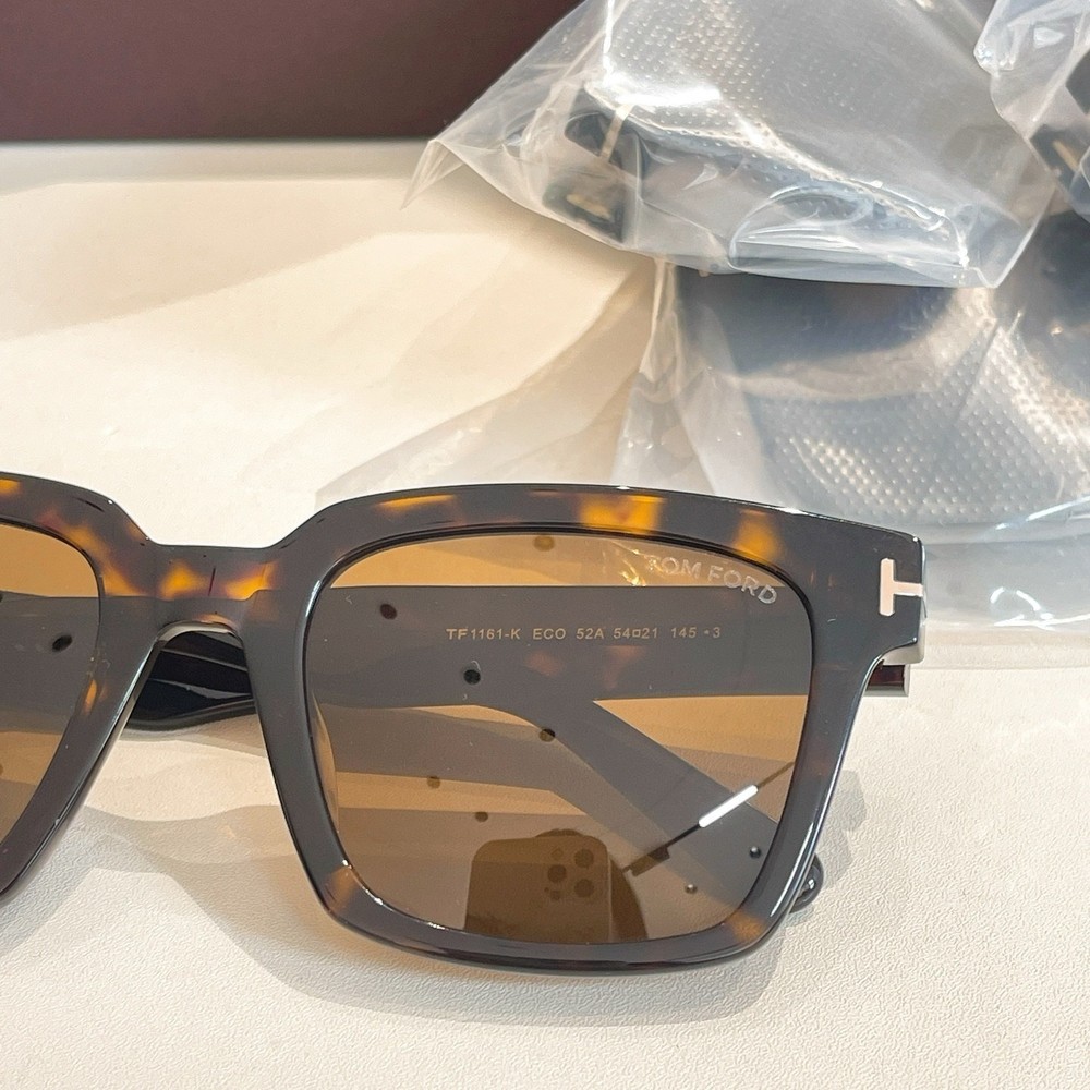 Tom Ford TF1161 Patterned Frame Square Sunglasses 54 21-140