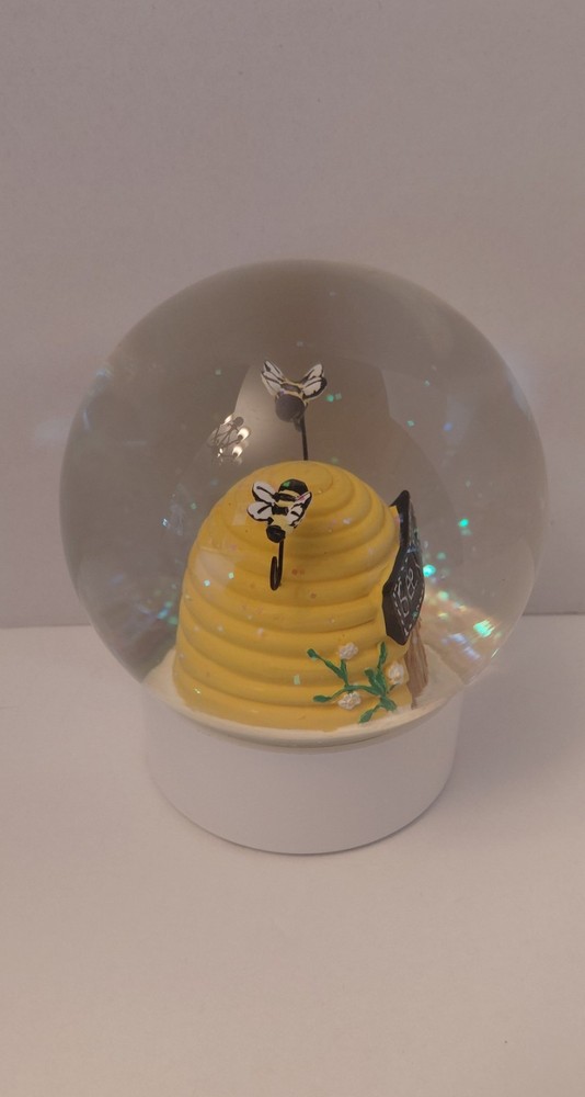Honeybee Glitter Water Globe Bee Kind Inspirational