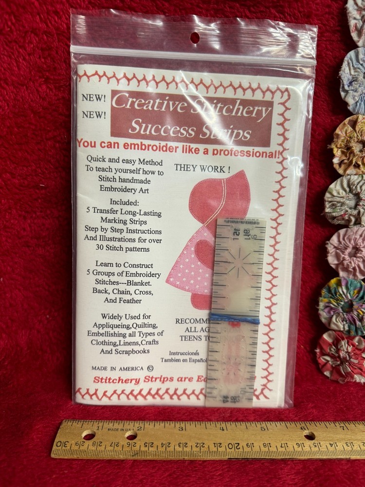 NIP Creative Stitchery Success Transfer Strips Instructions & More