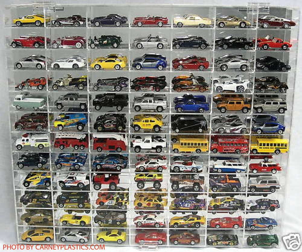 1/64 scale fits Hot Wheels Display Case 84 Comp
