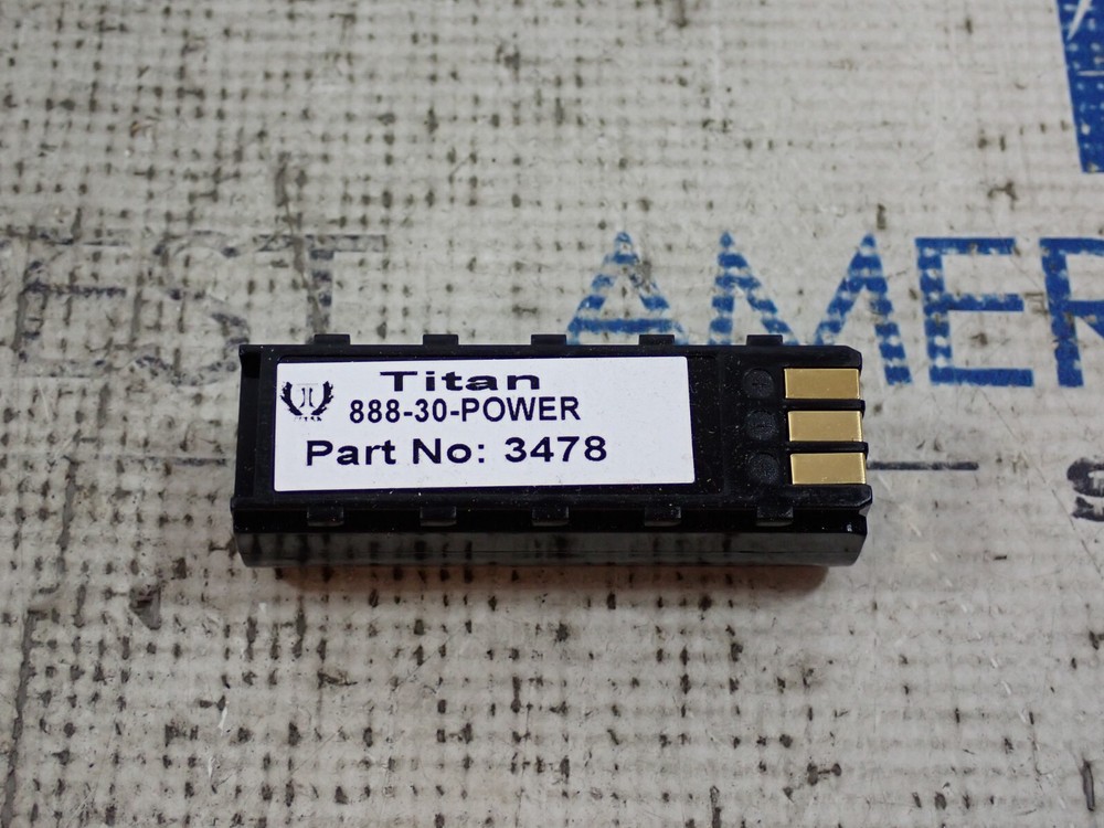 Titan 3478 Scanner Batter 3.7VDC New
