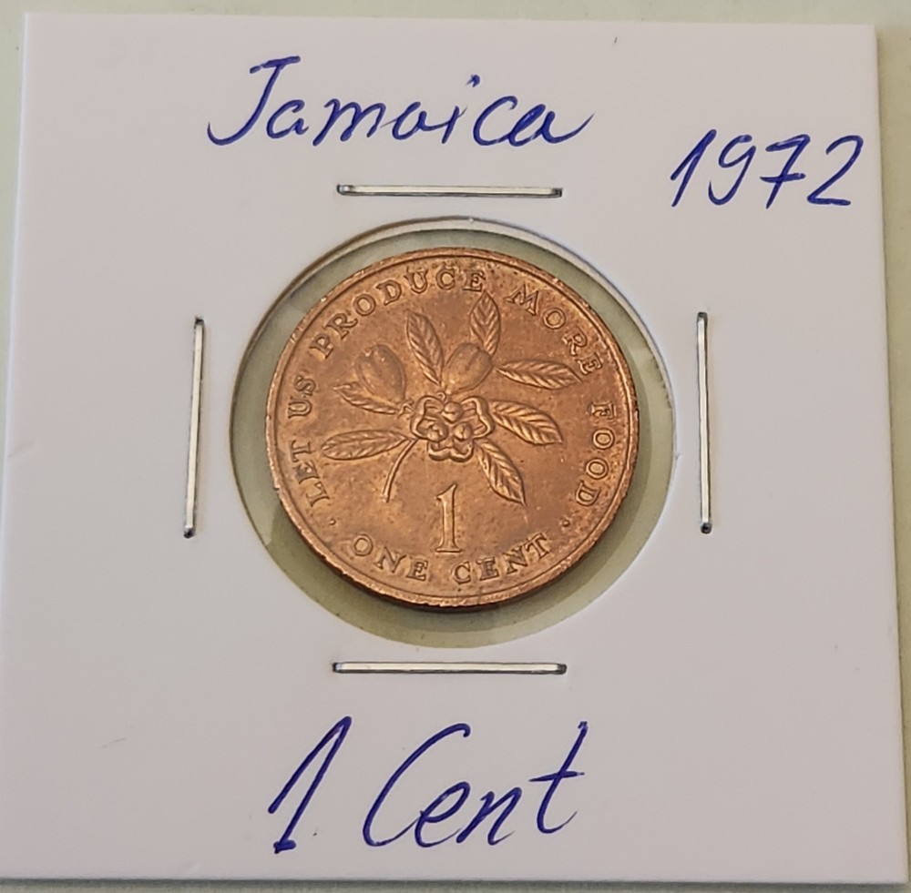 Jamaica coin, 1 Cent, 1972