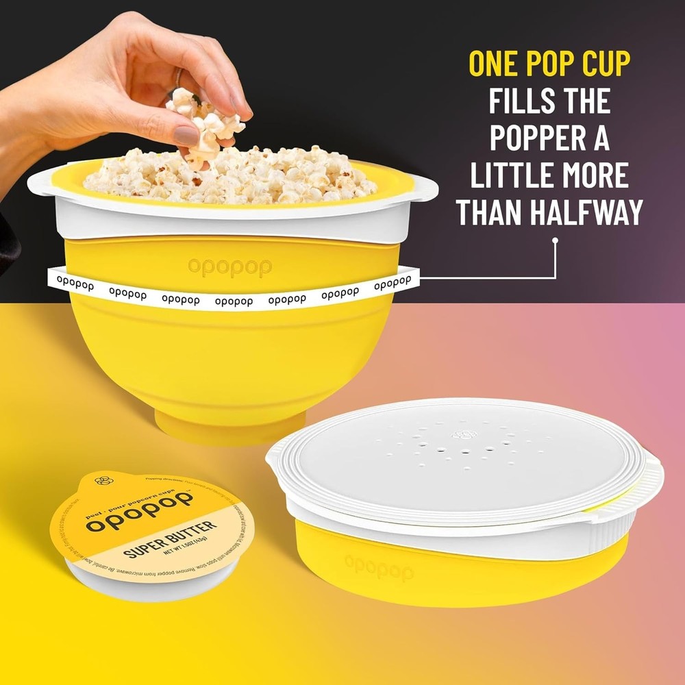Convenient Butter Popcorn Cups Pack