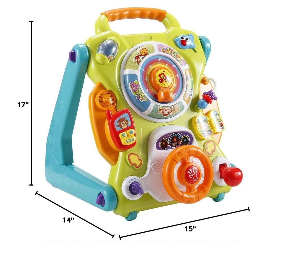 3-in-1 Multifunctional Baby Activity Walker & Learning Table