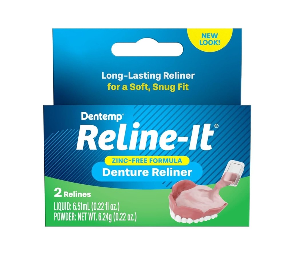 Dentemp Denture Reline Kit Value Pack - Advanced Formula It Denture...