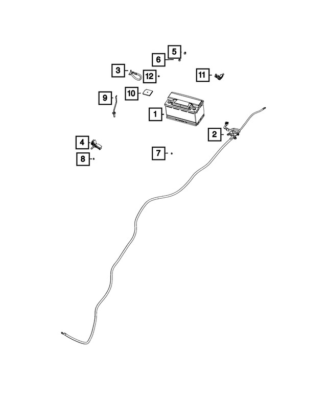 Genuine Mopar Battery Sensor 56029777AC
