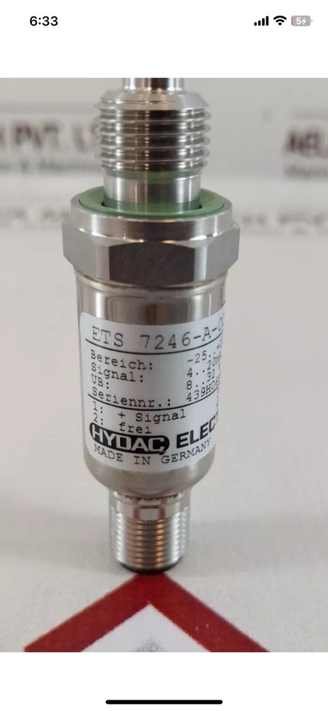 Hydac Electronic ETS 7246-A-008 Electronic Temperature Switch