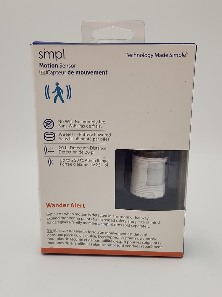 SMPL Wander Alert Add-On Motion Sensor