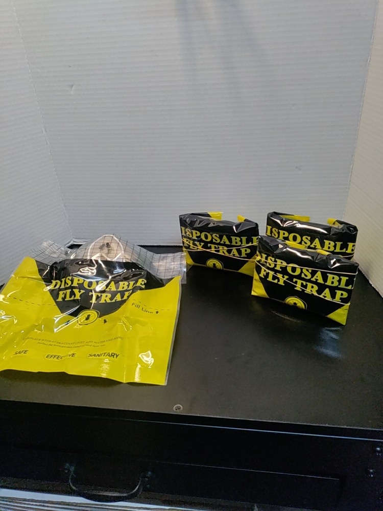 4 Disposable Big Bag Fly Traps