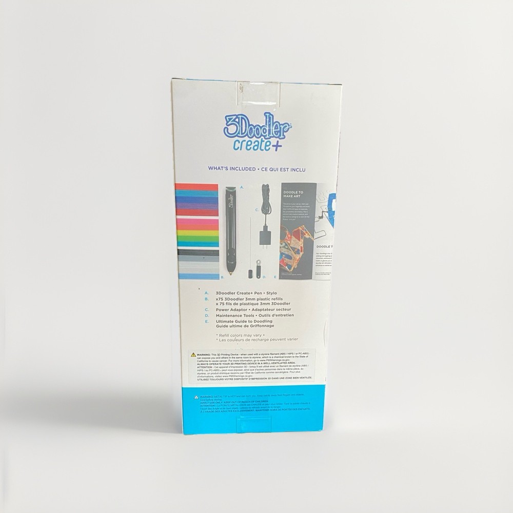 3Doodler Create+ Pen Set Adjustable Print Speed Layer Thickness