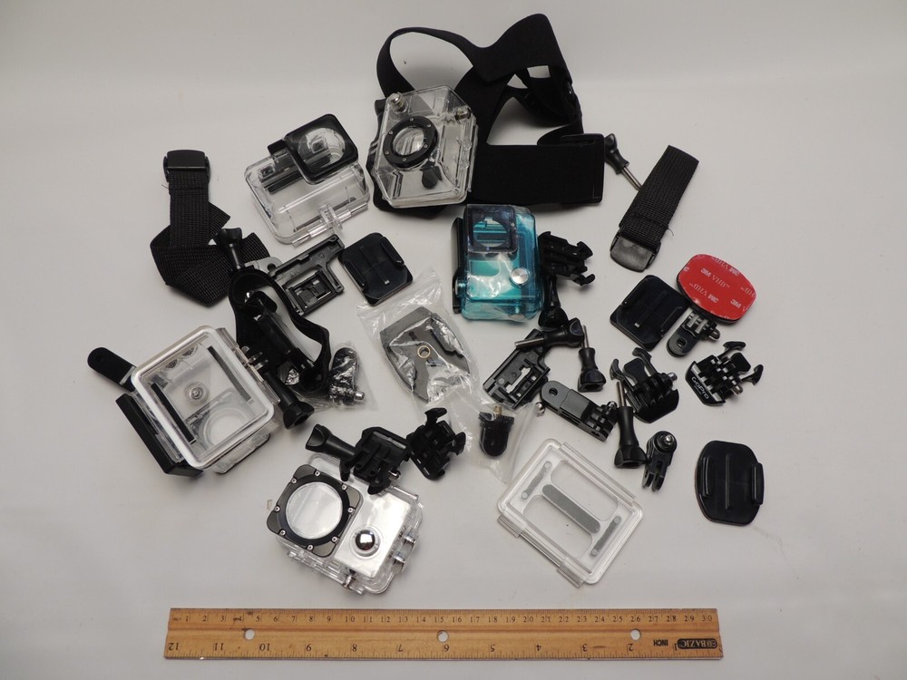 Action Camera Case & Accessories Lot