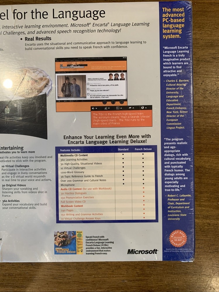 Microsoft Encarta Language Learning: French Deluxe [CD-ROM]