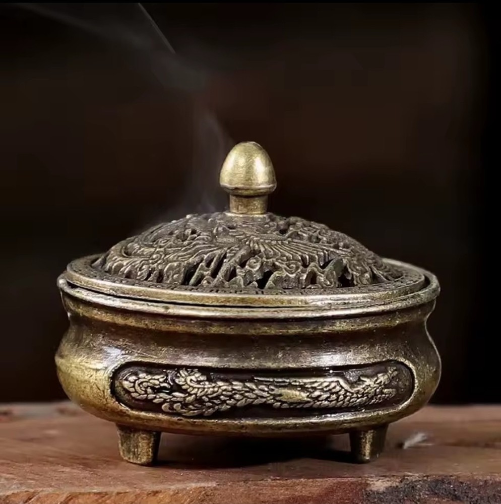 Incense Holder Dragon Decor Petite Burner Device M11