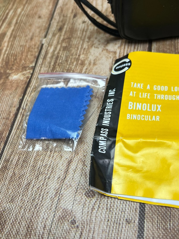 Binolux Binoculars Compass Industries With Case