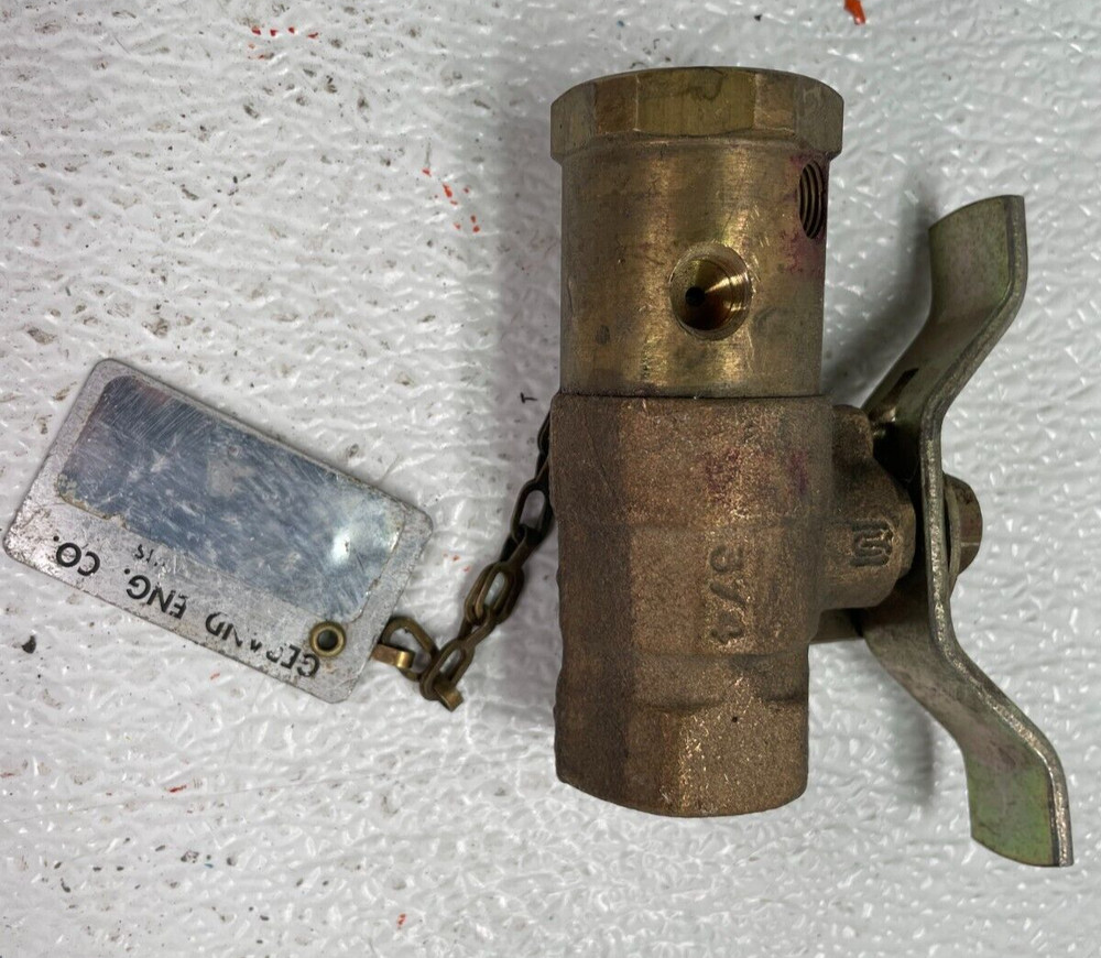 Gerand Engineering BalValve-Venturis 3/4" NPT, Manual Operated, Brass