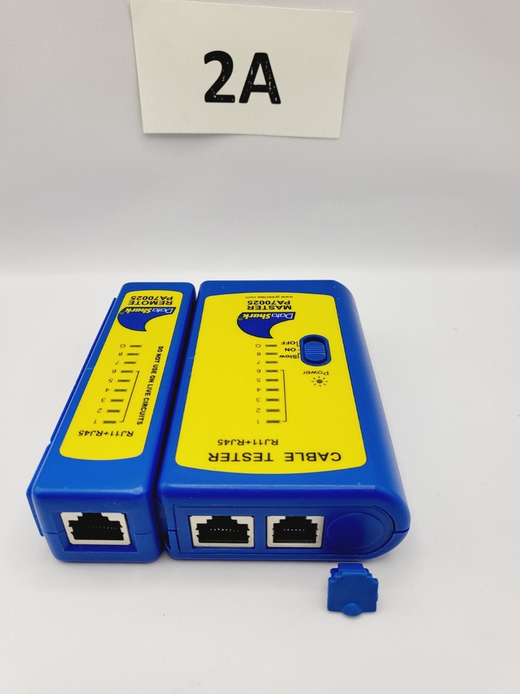 Data Shark Cable Tester RJ11 + RJ45 Master & Remote PA70025 Pre-Owned
