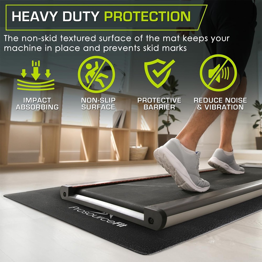 ProsourceFit Exercise Equipment & Treadmill Mat High Density PVC Floor
