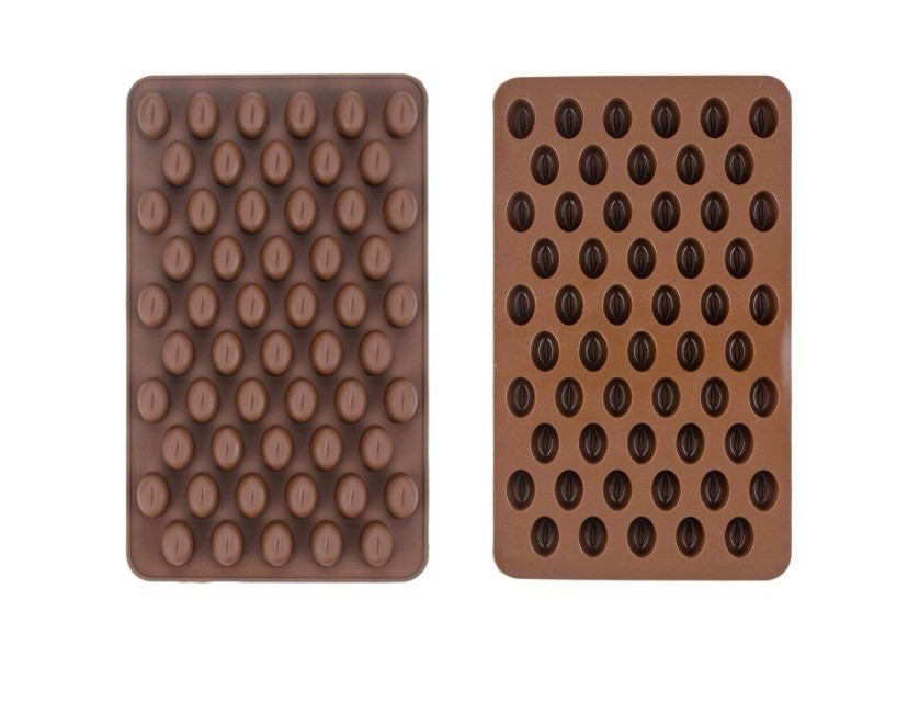 Silicone Coffee Bean Mold For Cake Candy Wax Baking Decorating