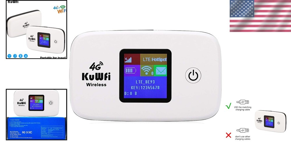 Portable Travel Router Unlocked Wireless Internet Device