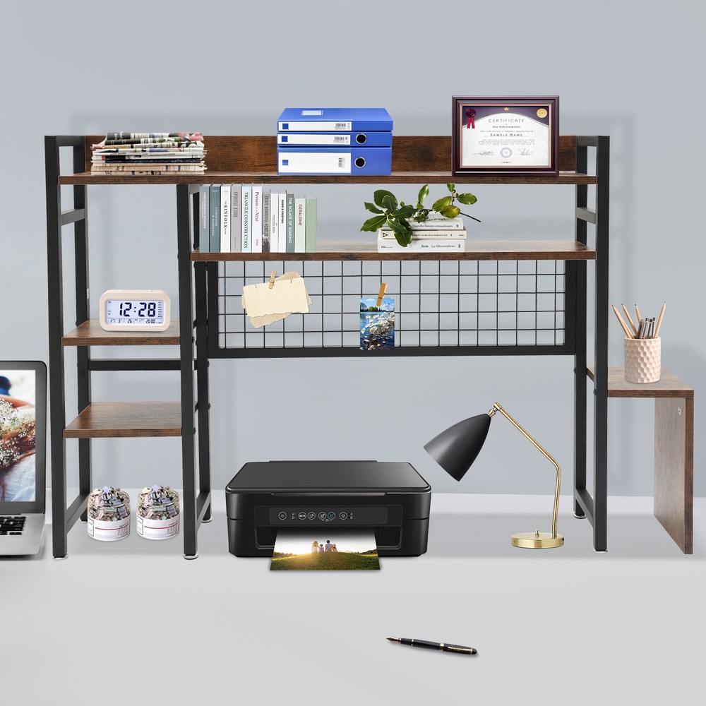 Desktop Bookshelf, Multipurpose Countertop Display Shelf, Bookcase Organizer