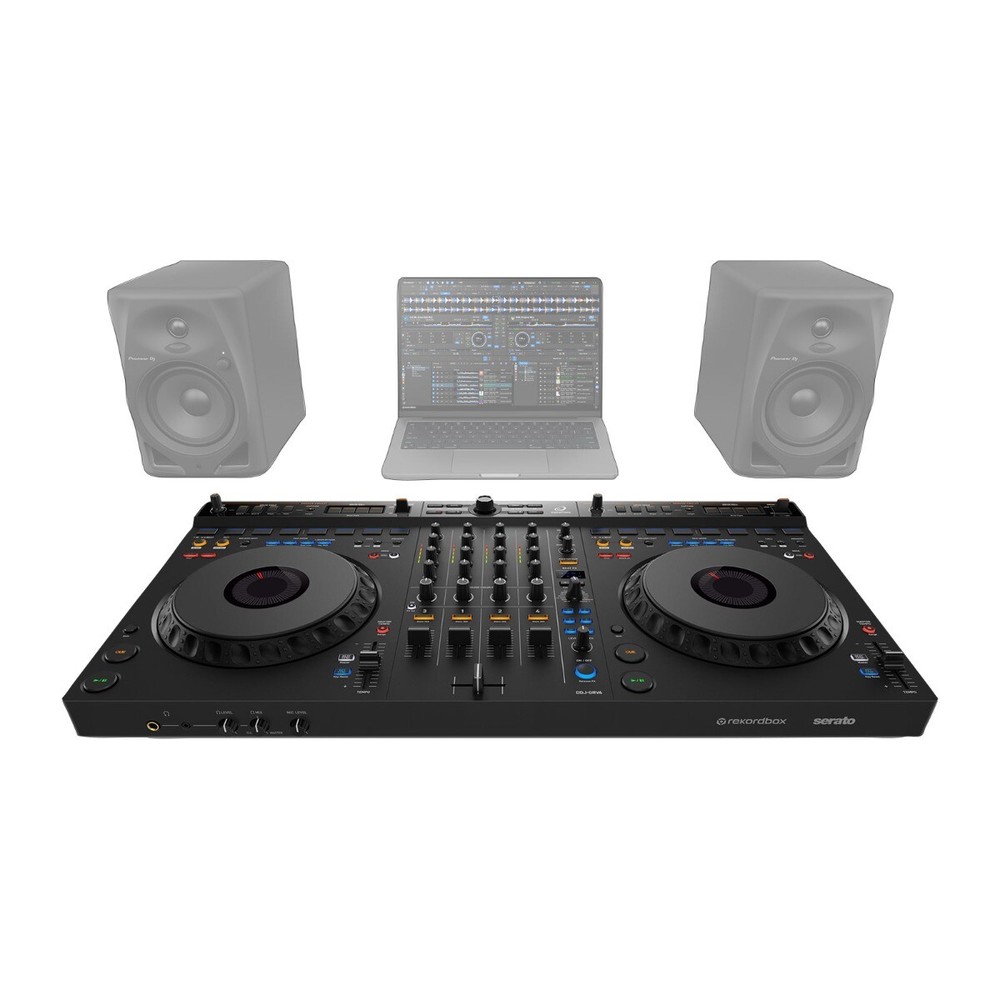 AlphaTheta DDJ-GRV6 4-Channel DJ Controller w Decksaver Cover Package