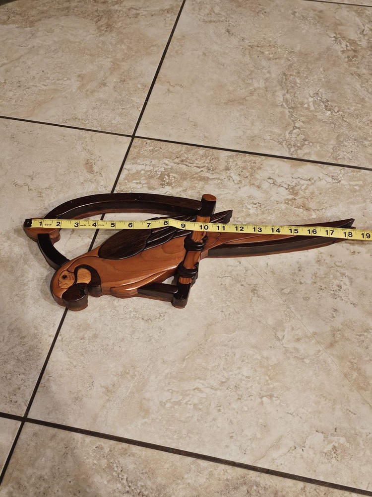Wooden Parrot Decor