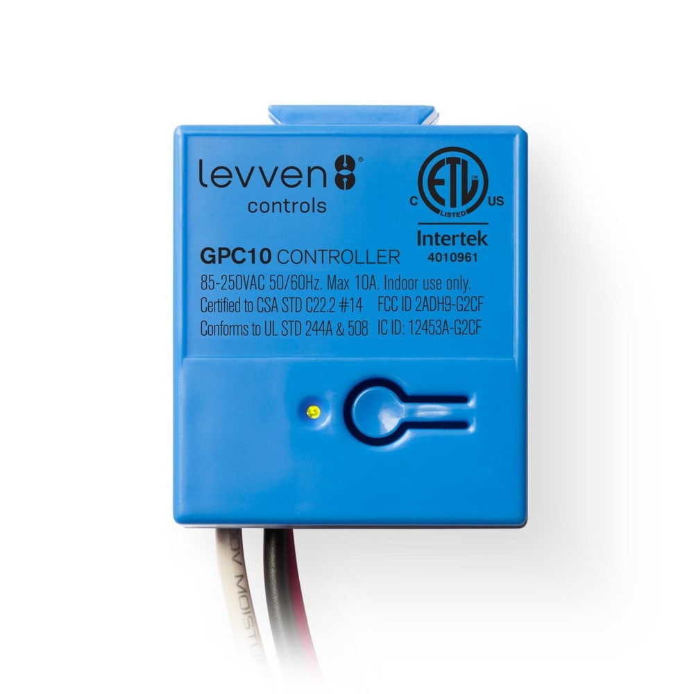 Levven 10A On/Off Controller (UL & ETL Listed) for Wireless Light Switch Kit,...