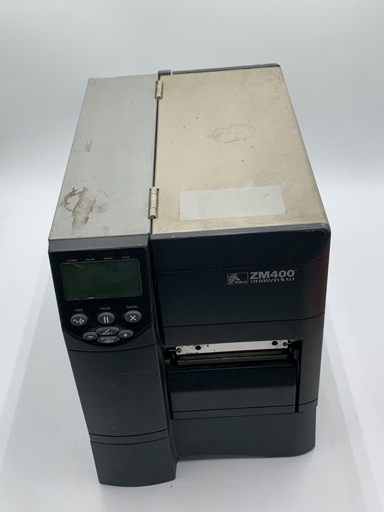 Zebra ZM400 Thermal And Barcode Label Printer ONLY FAIR Condition