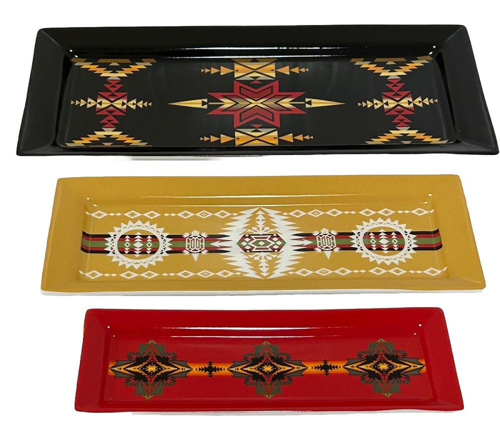 Pendleton Heritage Collection Serving Platter 3 piece Set Limited Edition