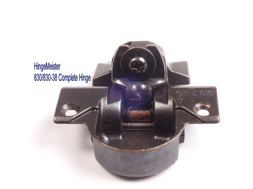 Grass 830-38 Bronze Hinge and mounting plate - Complete Hinge